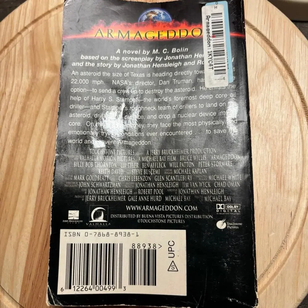 Armageddon Based on the Screenplay Copyright 1998